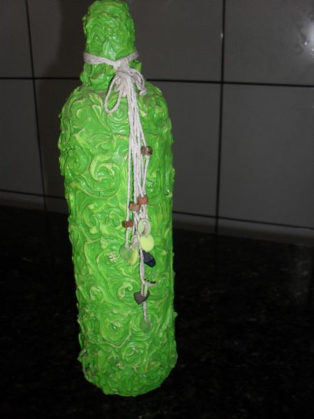 Garrafa decorada