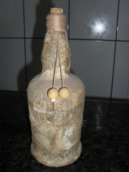 Garrafa decorada