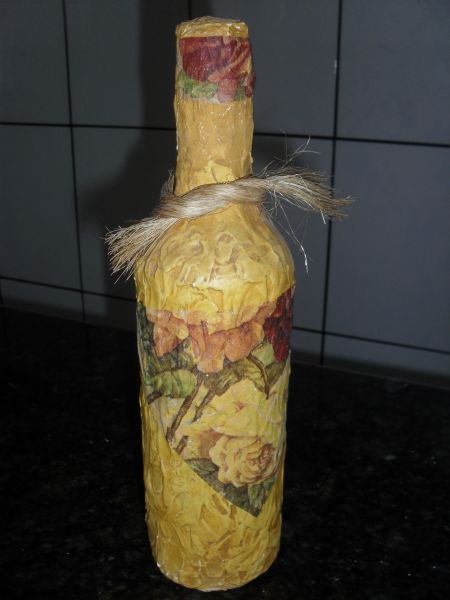 Garrafa decorada
